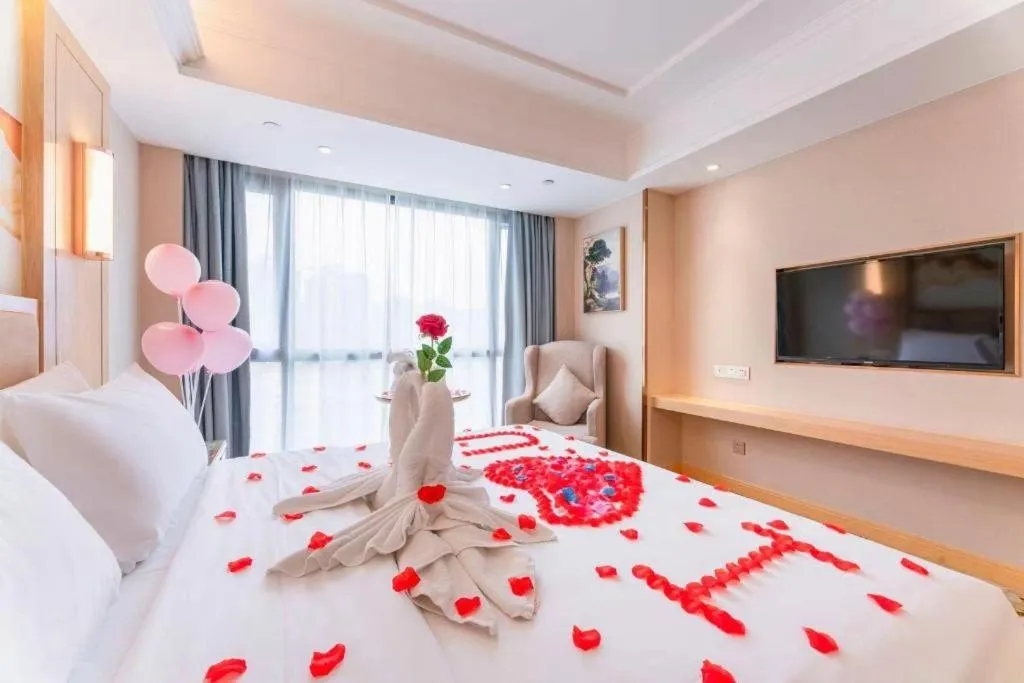 Bed in Vienna Hotel Chongqing Fengdu