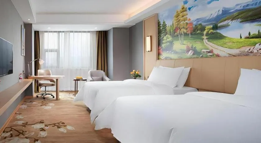 Bed in Vienna Hotel Jiangxi Ji'an Yanjingfu