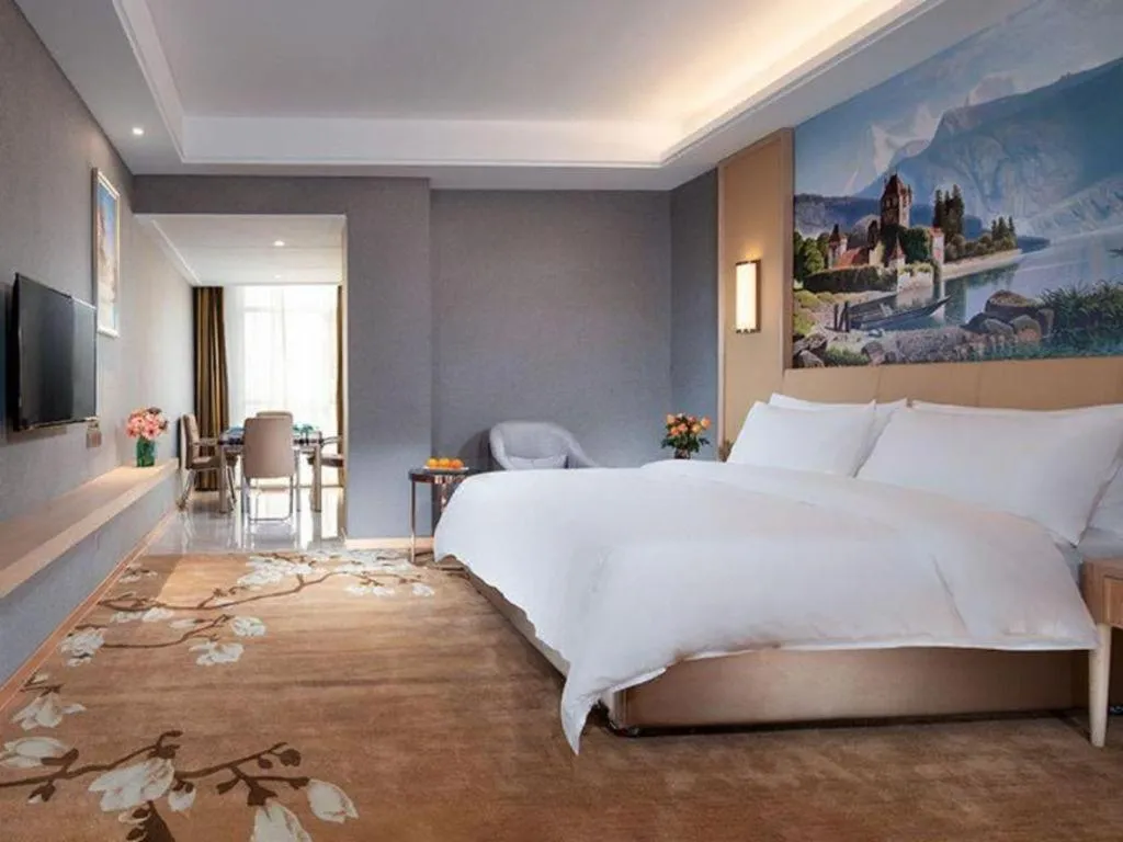 Bed in Vienna Hotel Jiangxi Ji'an Yanjingfu