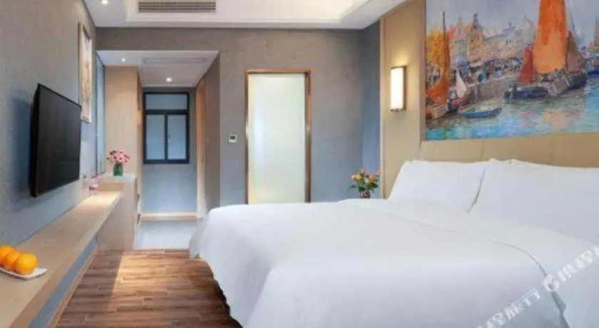 Bed in Vienna Hotel Jiangxi Ji'an Yanjingfu