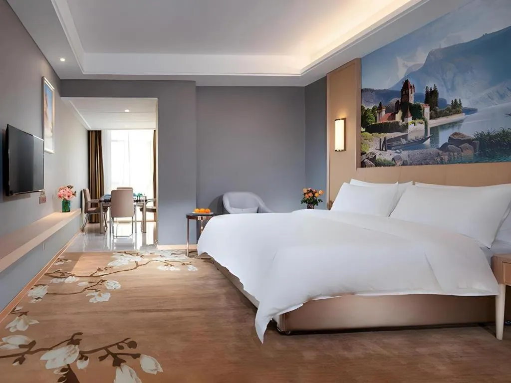 Bed in Vienna Hotel Jiangxi Ji'an Yanjingfu