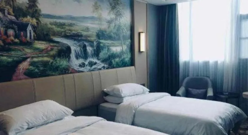 Bed in Vienna Hotel Jiangxi Ji'an Yanjingfu