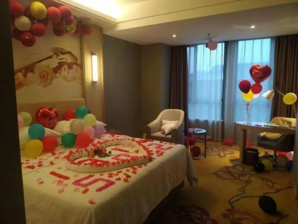 Bed in Vienna Hotel Jiangxi Ji'an Yanjingfu