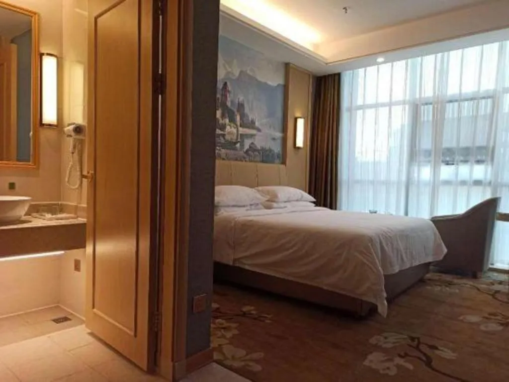 Bed in Vienna Hotel Jiangxi Ji'an Yanjingfu