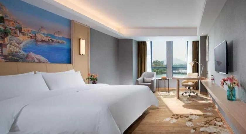 Bed in Vienna Hotel Jiangxi Ji'an Yanjingfu