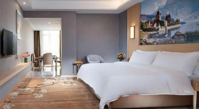 Bed in Vienna Hotel Jiangxi Ji'an Yanjingfu