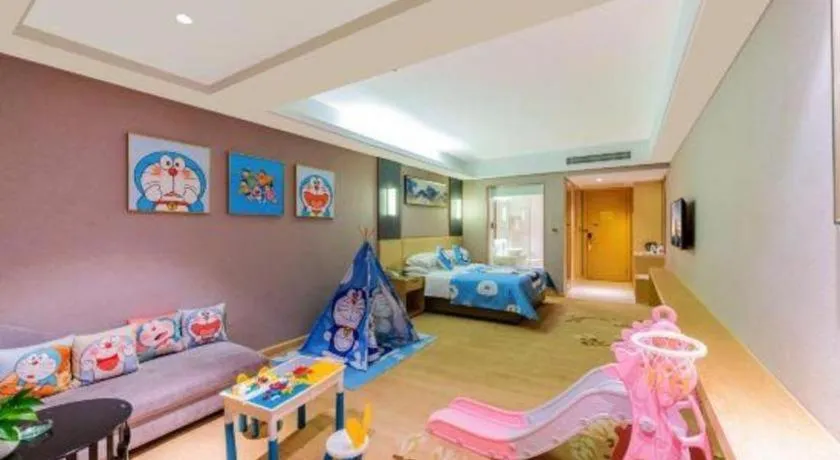 Bed in Vienna Hotel Guangdong Zhongshan Xiaolan High-Speed Railway Station