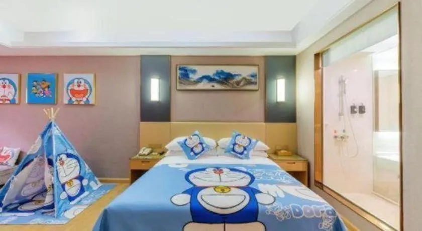 Bed in Vienna Hotel Guangdong Zhongshan Xiaolan High-Speed Railway Station