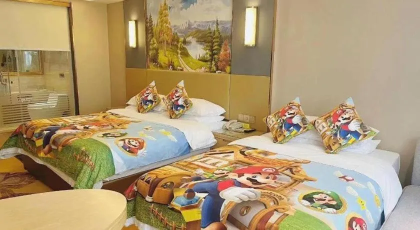 Bed in Vienna Hotel Xuzhou Junsheng Plaza Benteng Avenue Metro Station