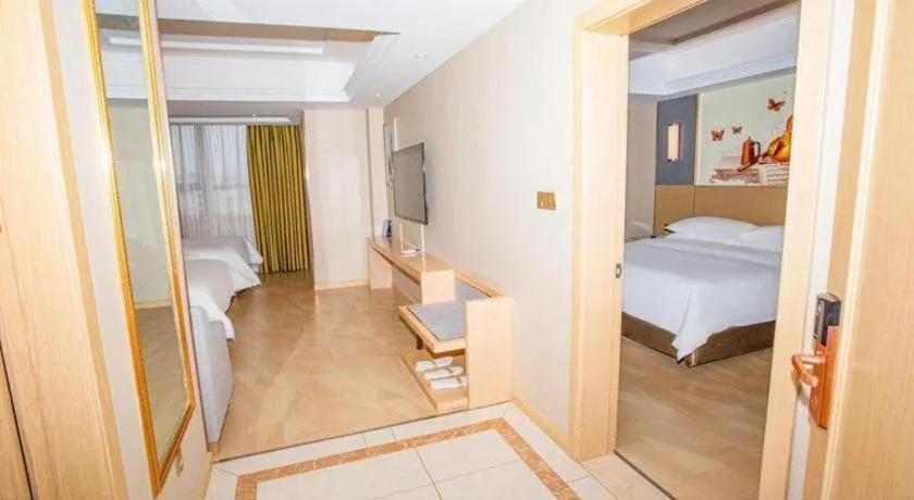 Bed in Vienna Hotel Xuzhou Junsheng Plaza Benteng Avenue Metro Station