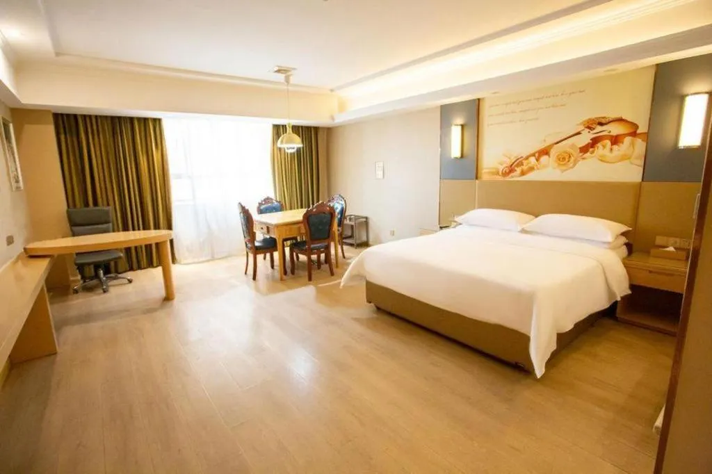 Bed in Vienna Hotel Xuzhou Junsheng Plaza Benteng Avenue Metro Station