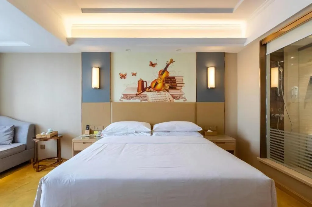 Bed in Vienna Hotel Xuzhou Junsheng Plaza Benteng Avenue Metro Station