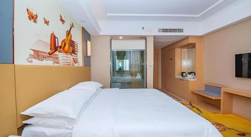 Bed in Vienna Hotel Xuzhou Junsheng Plaza Benteng Avenue Metro Station
