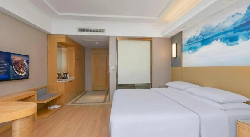 Bed in Vienna Hotel Xuzhou Junsheng Plaza Benteng Avenue Metro Station