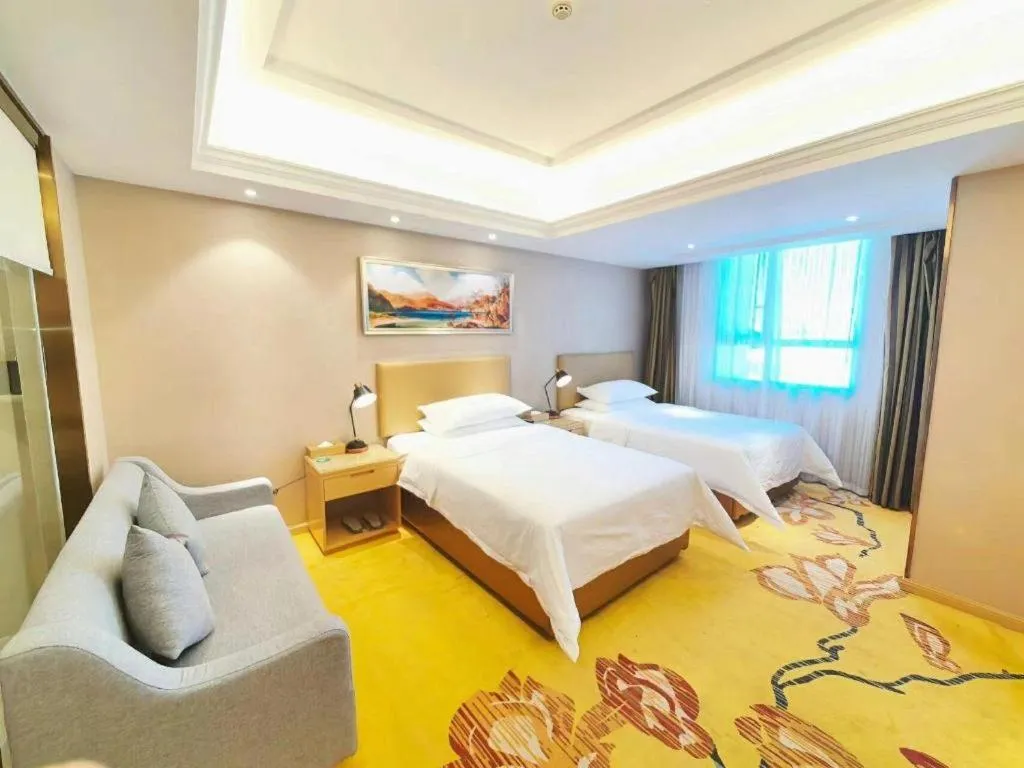 Bed in Vienna Hotel Xuzhou Junsheng Plaza Benteng Avenue Metro Station