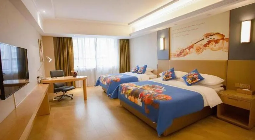 Bed in Vienna Hotel Xuzhou Junsheng Plaza Benteng Avenue Metro Station