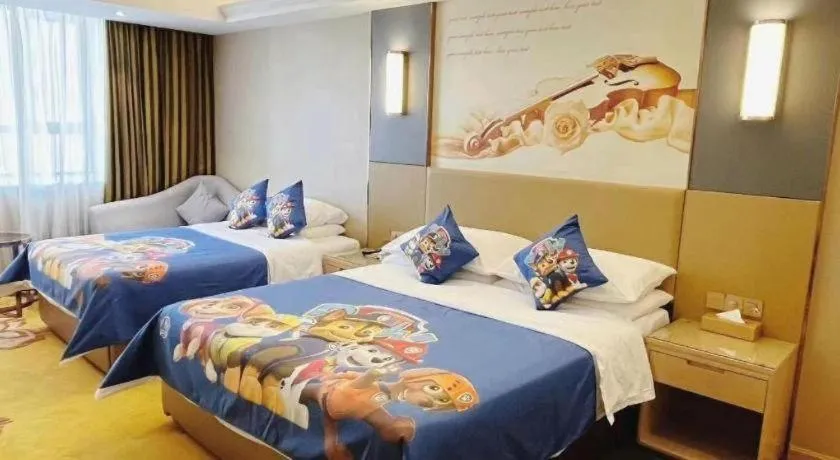 Bed in Vienna Hotel Xuzhou Junsheng Plaza Benteng Avenue Metro Station