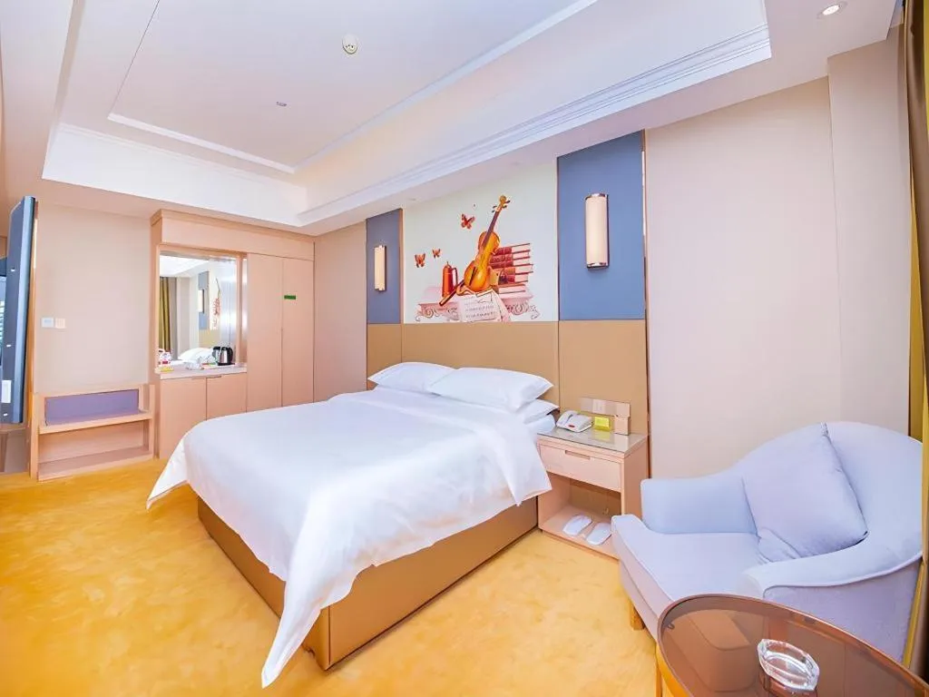 Bed in Vienna Hotel Xuzhou Junsheng Plaza Benteng Avenue Metro Station