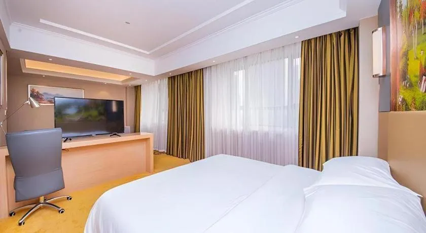 Bed in Vienna Hotel Xuzhou Junsheng Plaza Benteng Avenue Metro Station