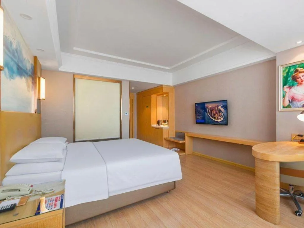 Bed in Vienna Hotel Xuzhou Junsheng Plaza Benteng Avenue Metro Station