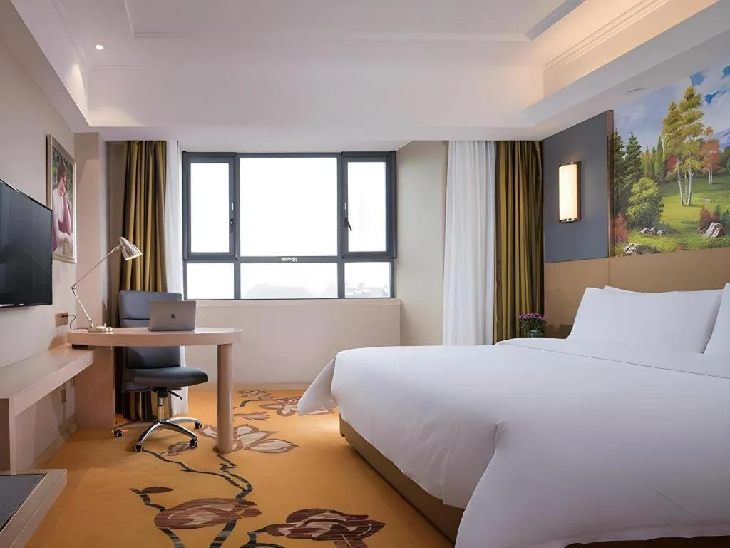 Bed in Vienna Hotel Xuzhou Junsheng Plaza Benteng Avenue Metro Station