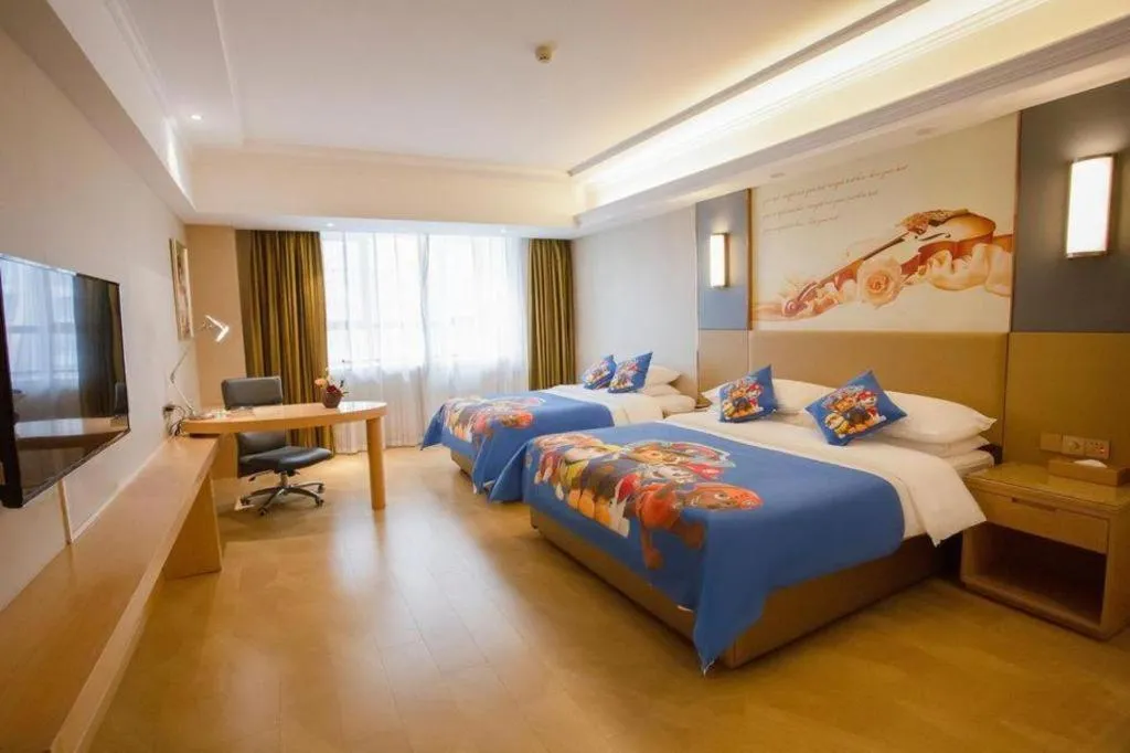 Bed in Vienna Hotel Xuzhou Junsheng Plaza Benteng Avenue Metro Station