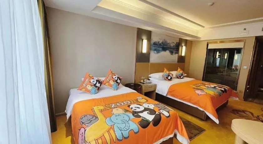 Bed in Vienna Hotel Xuzhou Junsheng Plaza Benteng Avenue Metro Station