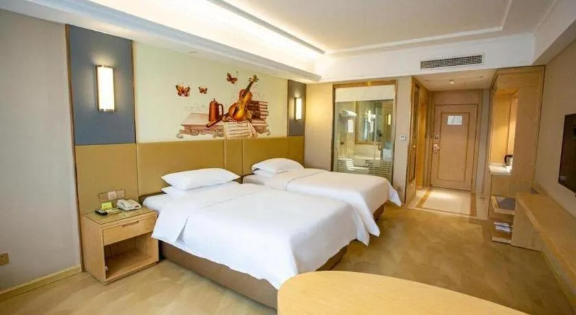 Bed in Vienna Hotel Xuzhou Junsheng Plaza Benteng Avenue Metro Station