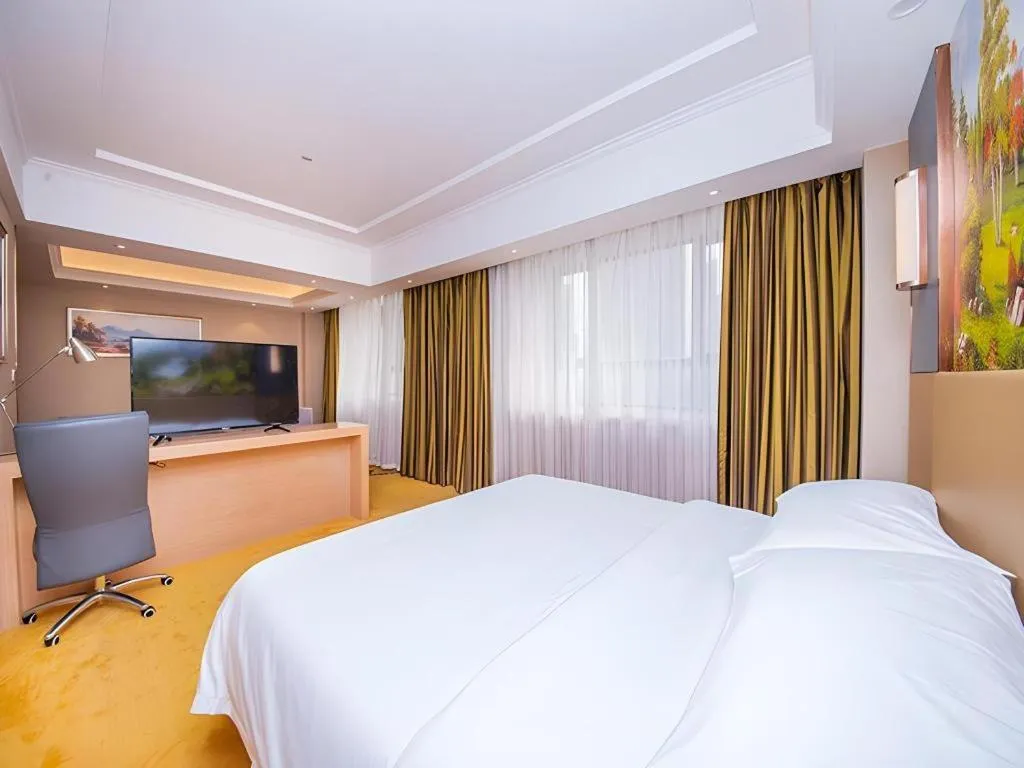 Bed in Vienna Hotel Xuzhou Junsheng Plaza Benteng Avenue Metro Station