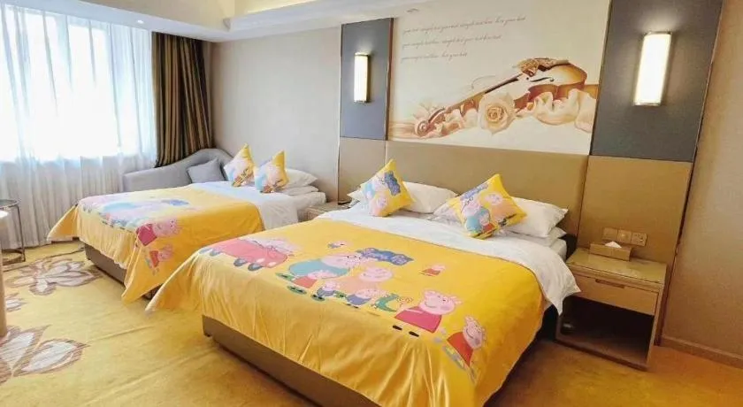 Bed in Vienna Hotel Xuzhou Junsheng Plaza Benteng Avenue Metro Station