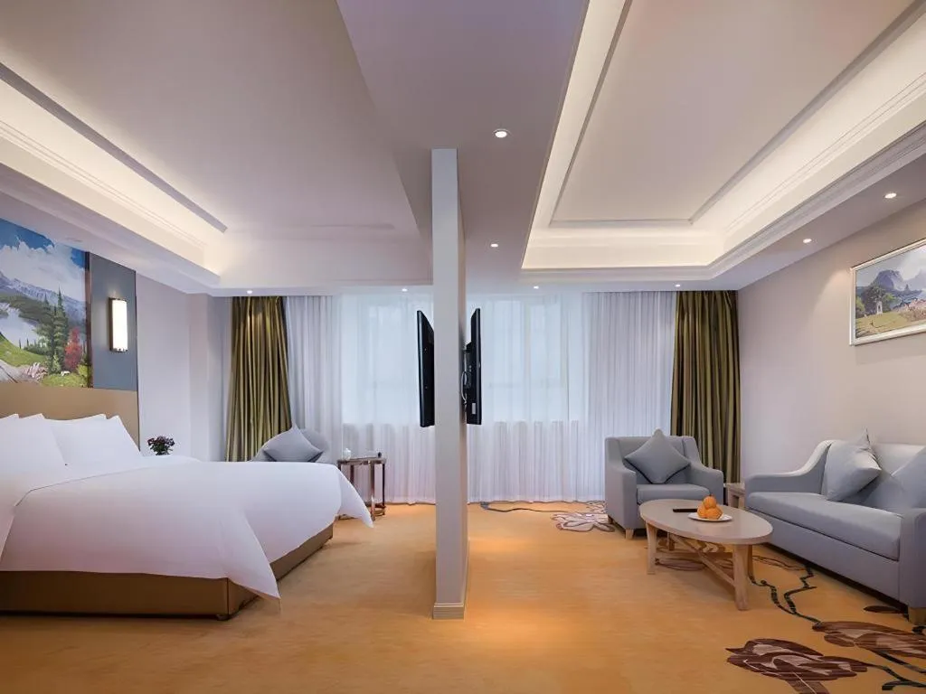 Bed in Vienna Hotel Xuzhou Junsheng Plaza Benteng Avenue Metro Station