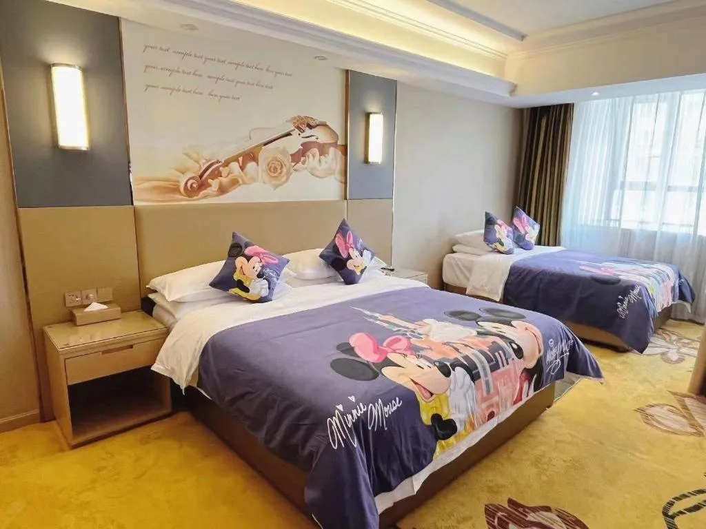 Bed in Vienna Hotel Xuzhou Junsheng Plaza Benteng Avenue Metro Station
