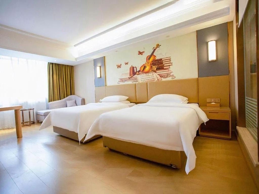 Bed in Vienna Hotel Xuzhou Junsheng Plaza Benteng Avenue Metro Station