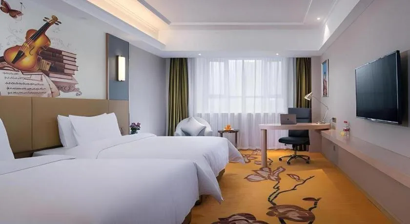 Bed in Vienna Hotel Xuzhou Junsheng Plaza Benteng Avenue Metro Station