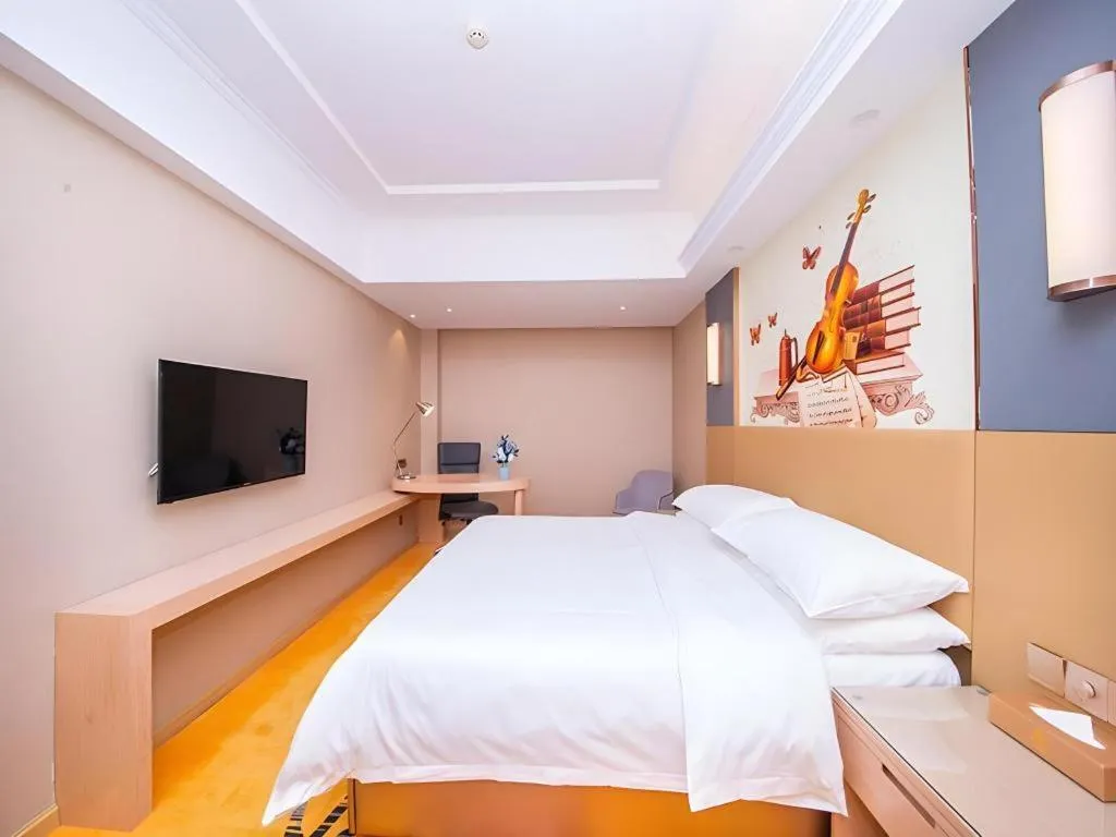 Bed in Vienna Hotel Xuzhou Junsheng Plaza Benteng Avenue Metro Station