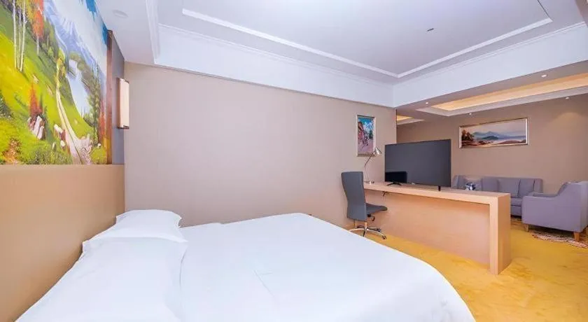 Bed in Vienna Hotel Xuzhou Junsheng Plaza Benteng Avenue Metro Station