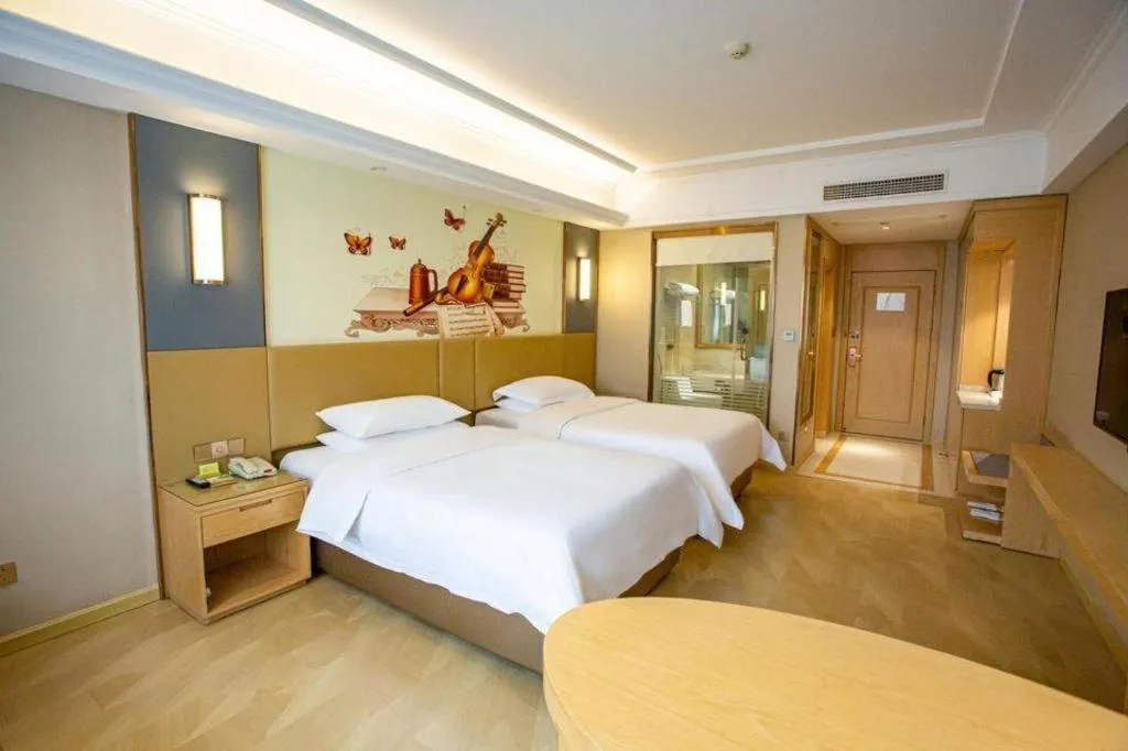 Bed in Vienna Hotel Xuzhou Junsheng Plaza Benteng Avenue Metro Station