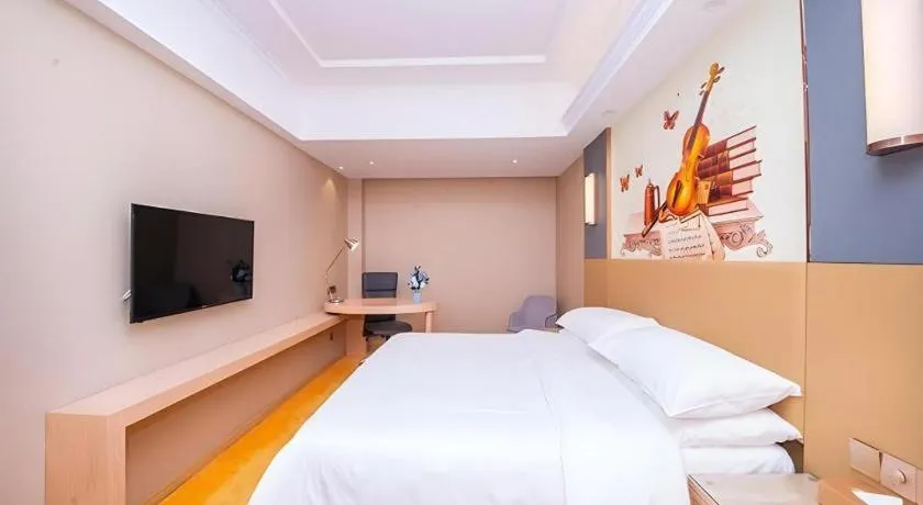 Bed in Vienna Hotel Xuzhou Junsheng Plaza Benteng Avenue Metro Station