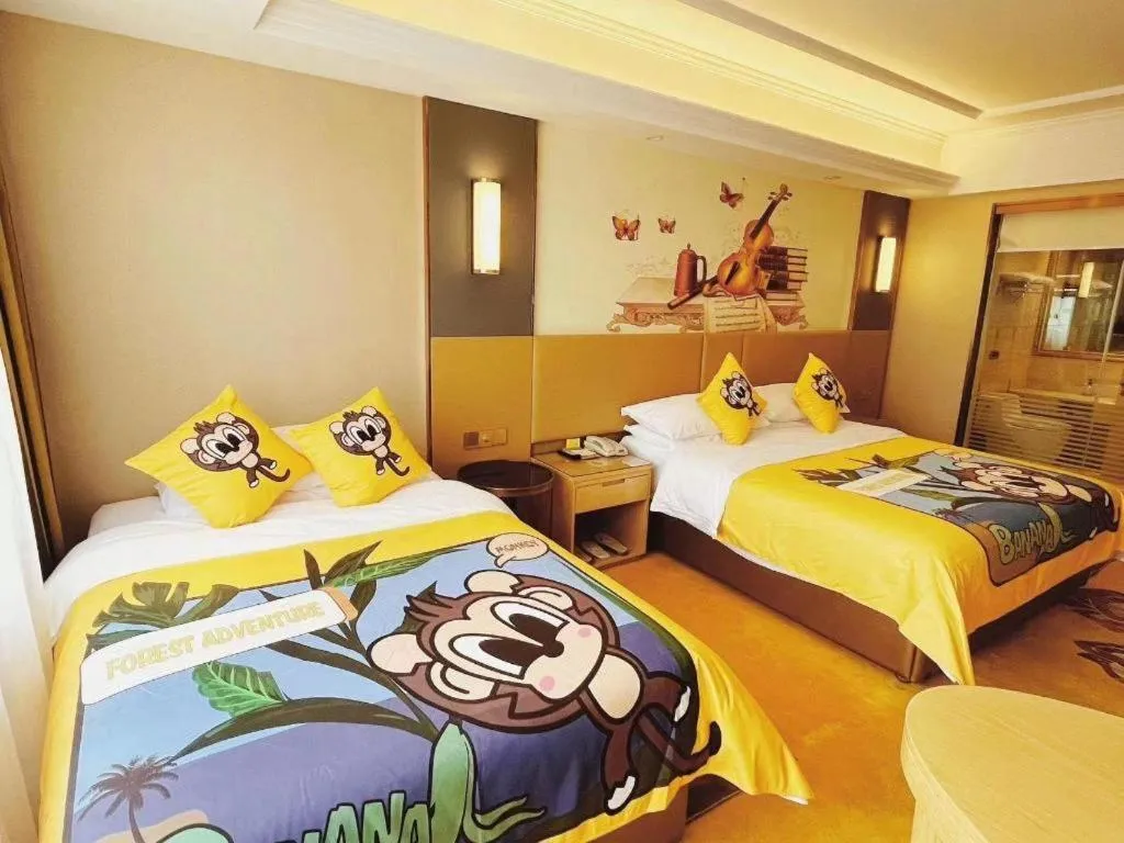 Bed in Vienna Hotel Xuzhou Junsheng Plaza Benteng Avenue Metro Station