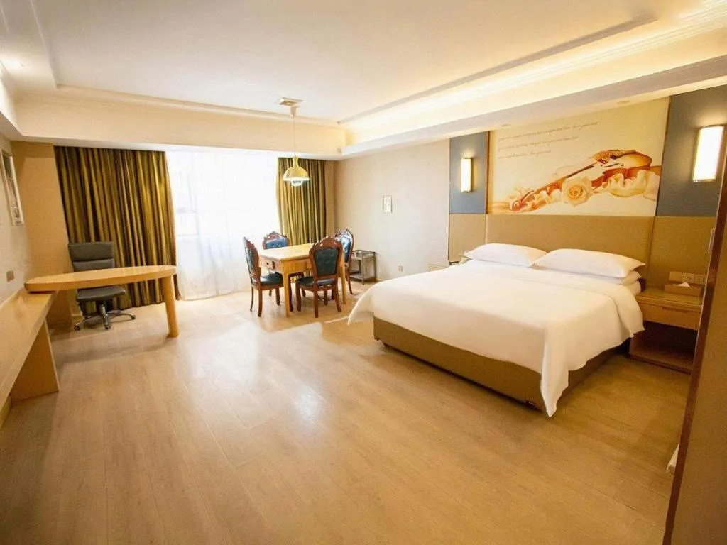 Bed in Vienna Hotel Xuzhou Junsheng Plaza Benteng Avenue Metro Station