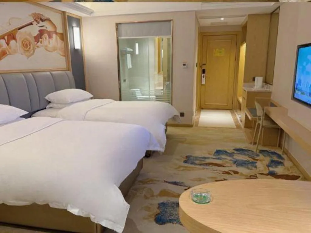 Bed in Vienna Hotel Chengdu University of Pertroleum Metro Station