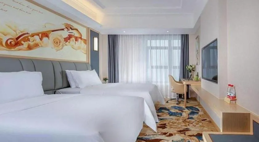 Bed in Vienna Hotel Chengdu University of Pertroleum Metro Station