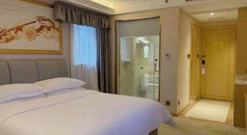 Bed in Vienna Hotel Chengdu University of Pertroleum Metro Station