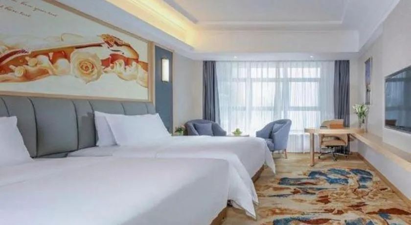 Bed in Vienna Hotel Chengdu University of Pertroleum Metro Station