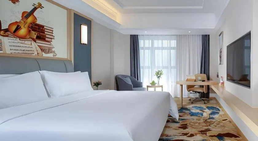 Bed in Vienna Hotel Chengdu University of Pertroleum Metro Station