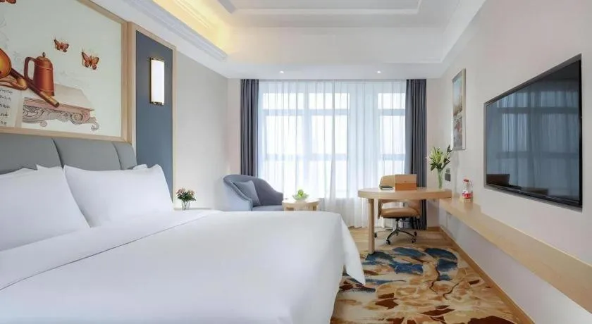 Bed in Vienna Hotel Chengdu University of Pertroleum Metro Station