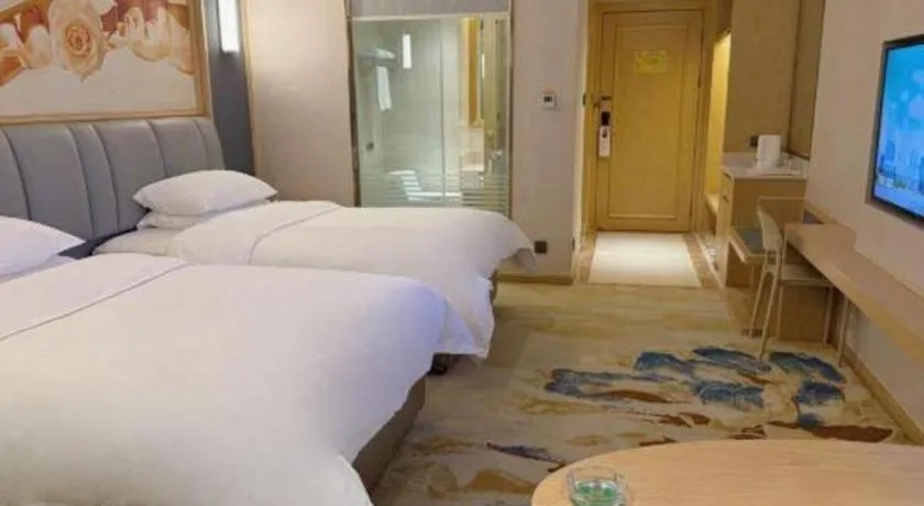 Bed in Vienna Hotel Chengdu University of Pertroleum Metro Station