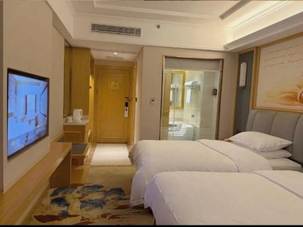 Bed in Vienna Hotel Chengdu University of Pertroleum Metro Station