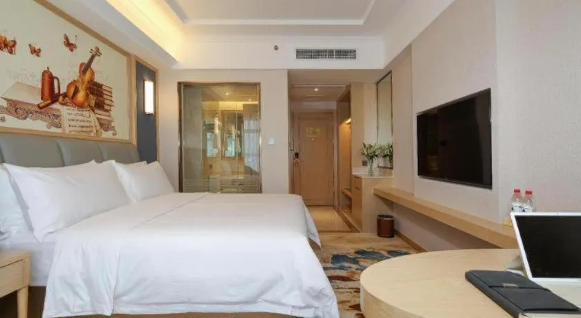 Bed in Vienna Hotel Chengdu University of Pertroleum Metro Station