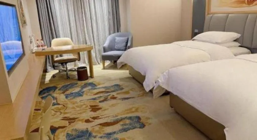 Bed in Vienna Hotel Chengdu University of Pertroleum Metro Station